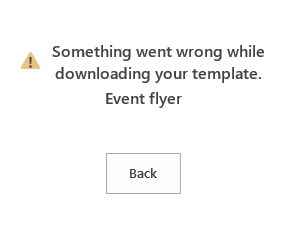 wrong went something template downloading while word solution excel ms office techyv flyer event roger